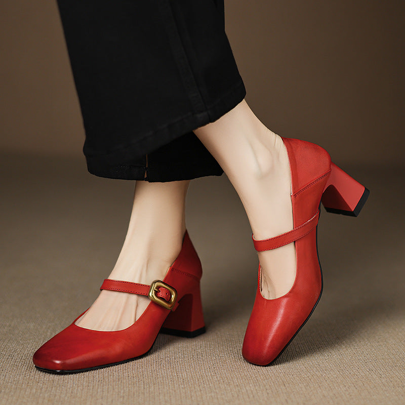 Roselyn Block Heels