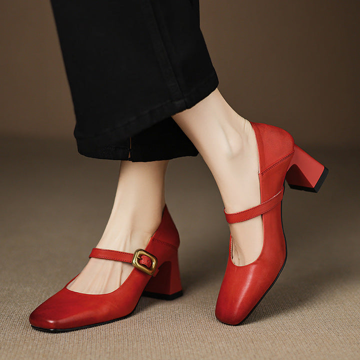Roselyn Block Heels