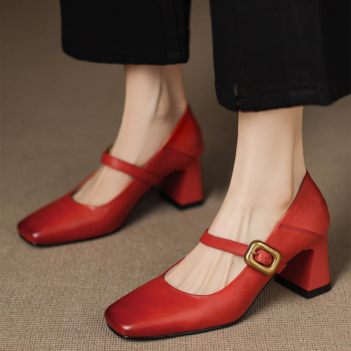Roselyn Block Heels